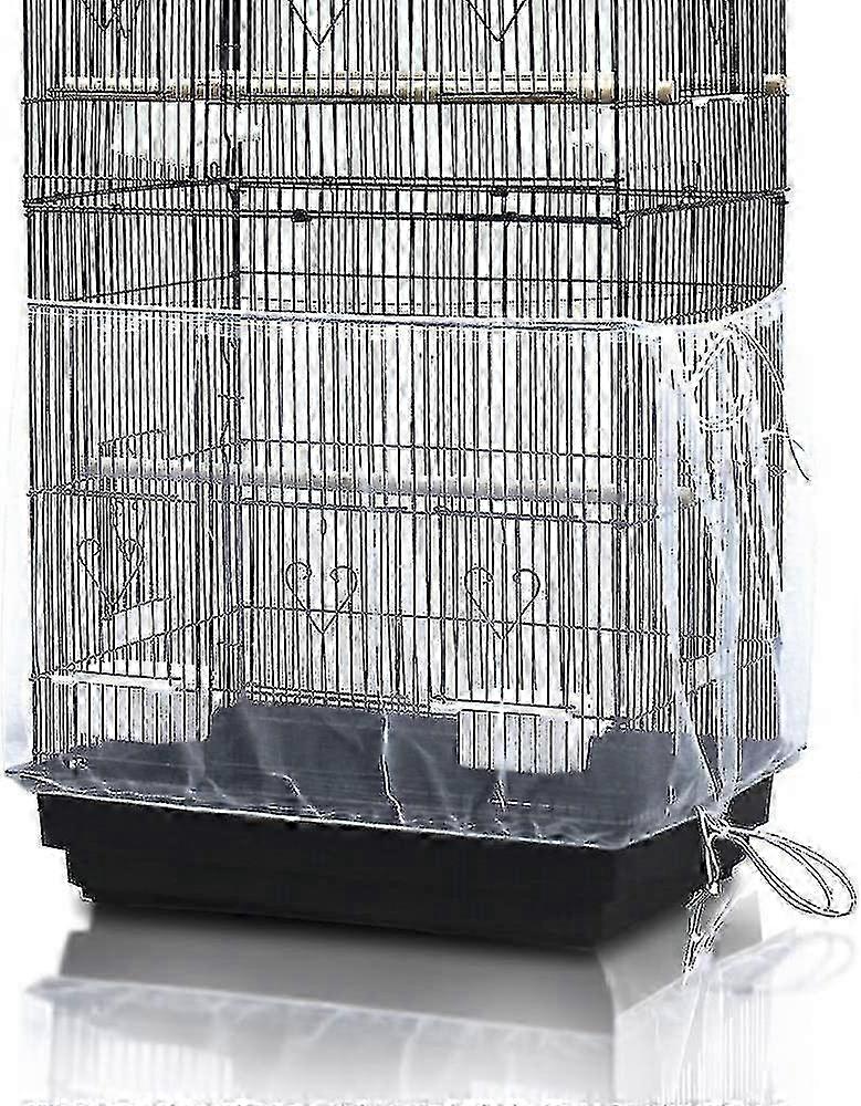 Universal Bird Cage Set Seed Catcher Mesh Pet Cage Set