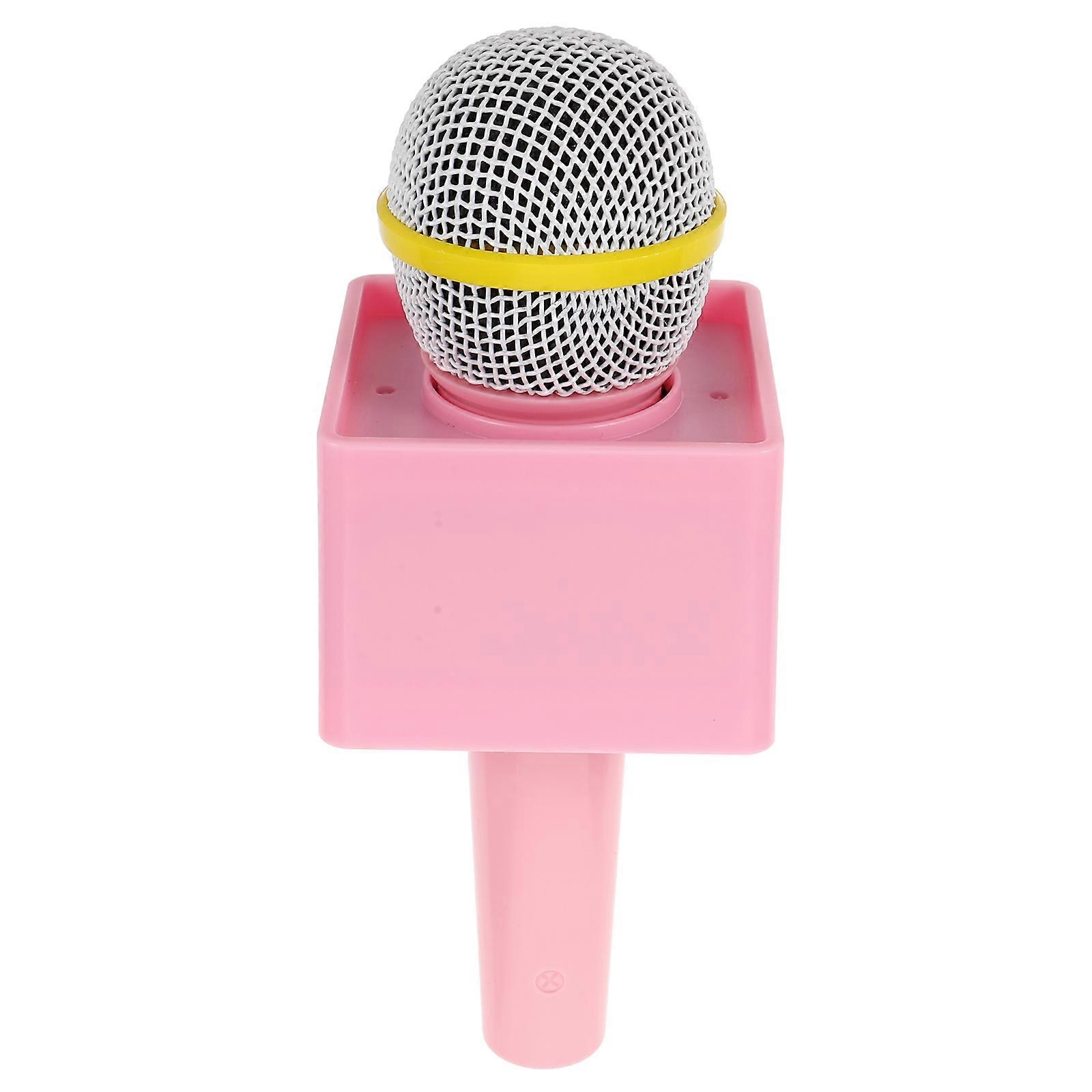 Simulation Microphone Plastic Prop for Kids Karaoke Performance Toy