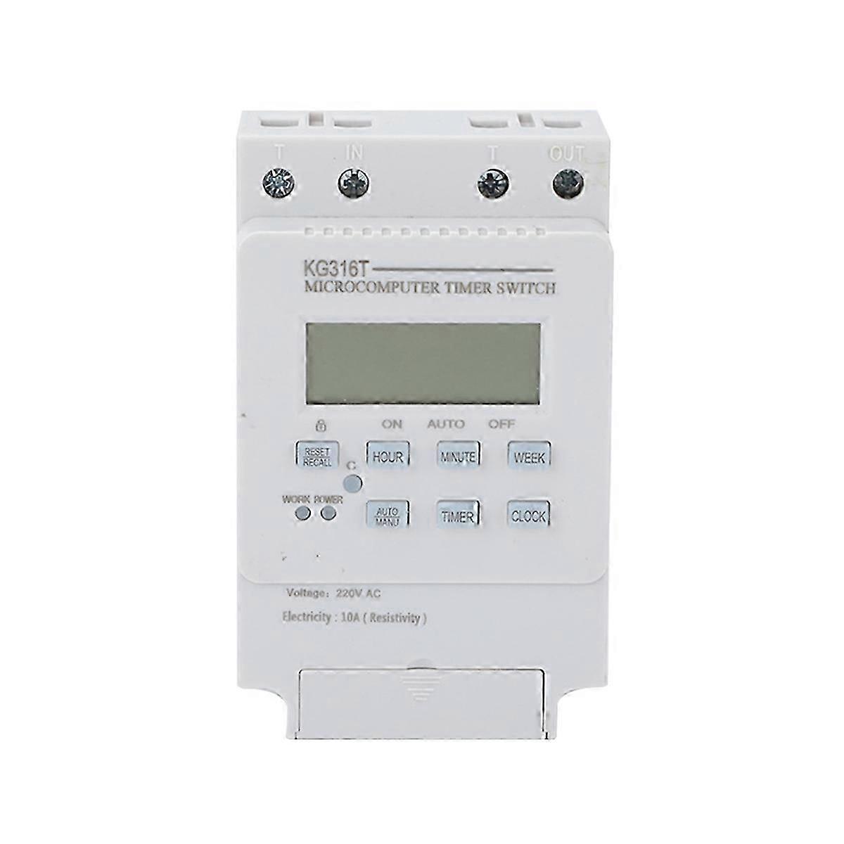 KG316T Microcomputer Time Control Switch 220V 12V 24V Advertising Street Light Oxygenator Fully Automatic Cycle