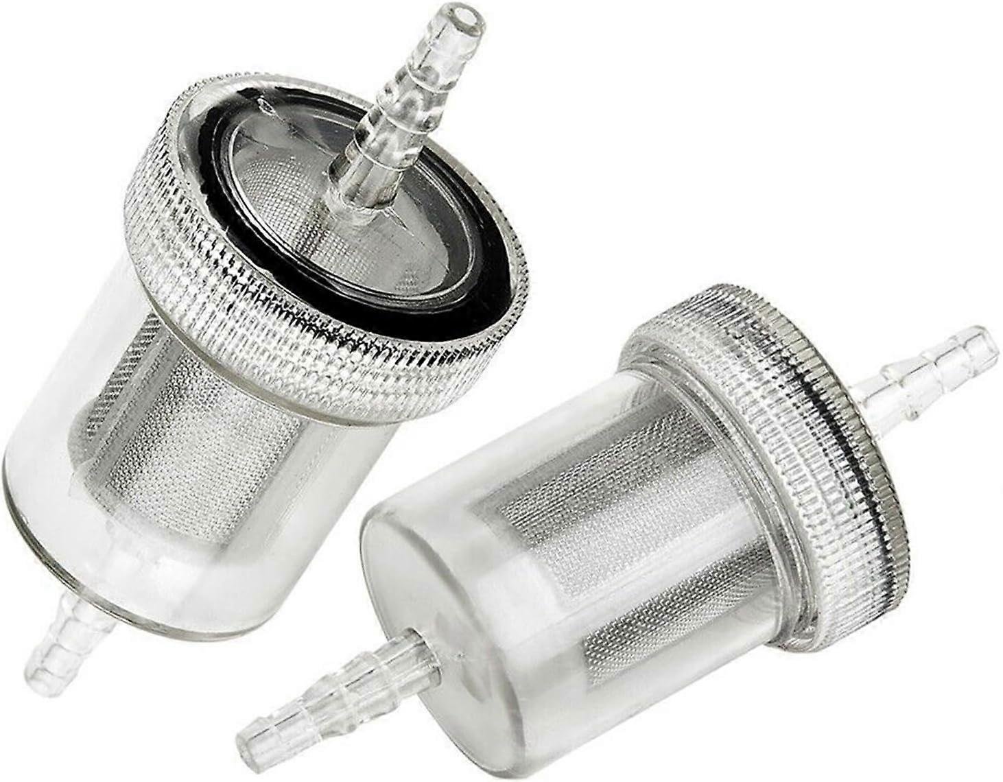 2Pcs 77mm Transparent Inline Diesel Heater Fuel Filter for Webasto and Eberspacher