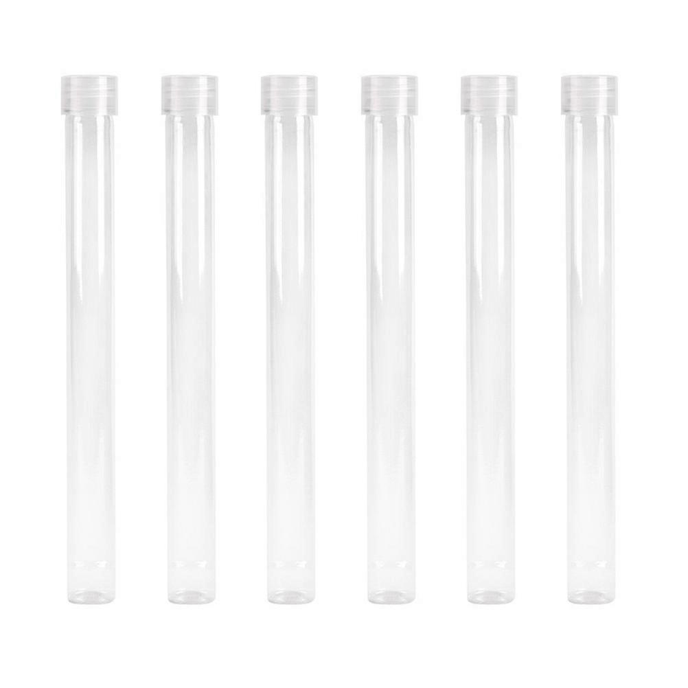 Incense Storage Container Transparent Tube for Stick Incense 6Pcs