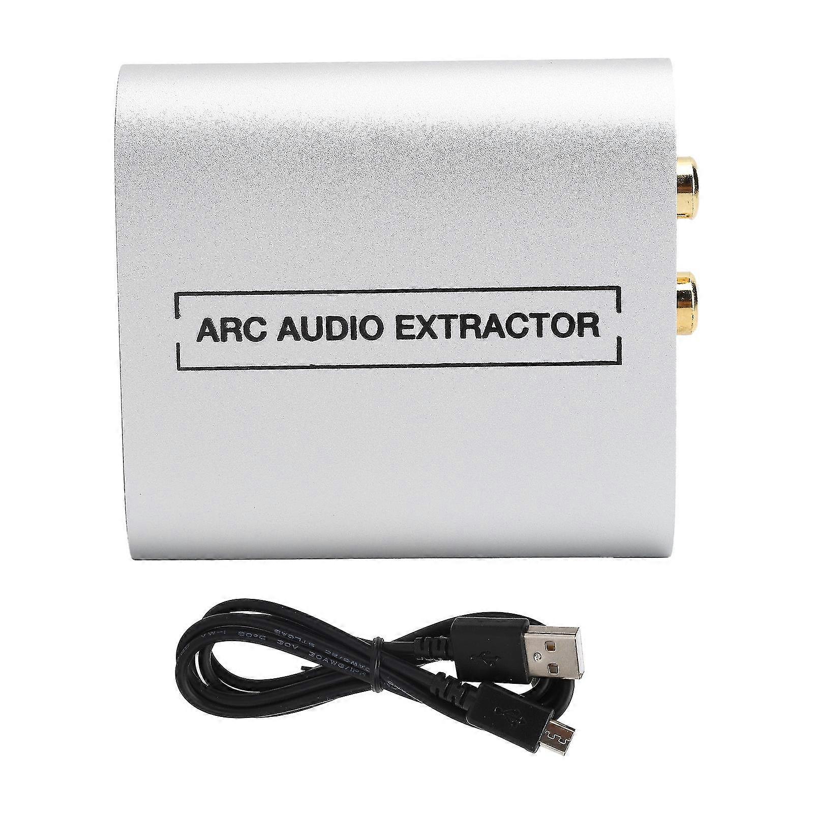 Audio Decoder ARC Exrtractor Converter Digital High Definition Multimedia Interface Silver 26-27s