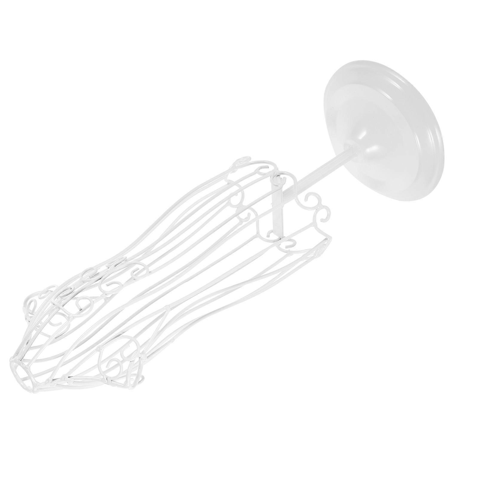 White Iron Pet Mannequin Stand for Clothes Display Rack