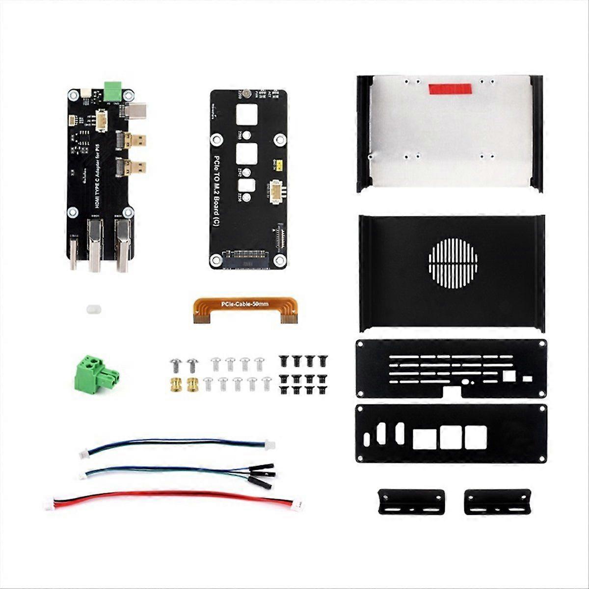 Multi-Functional Mini-Computer Kit Designed for 5, Aluminum Alloy Case for PCIe Adapter C
