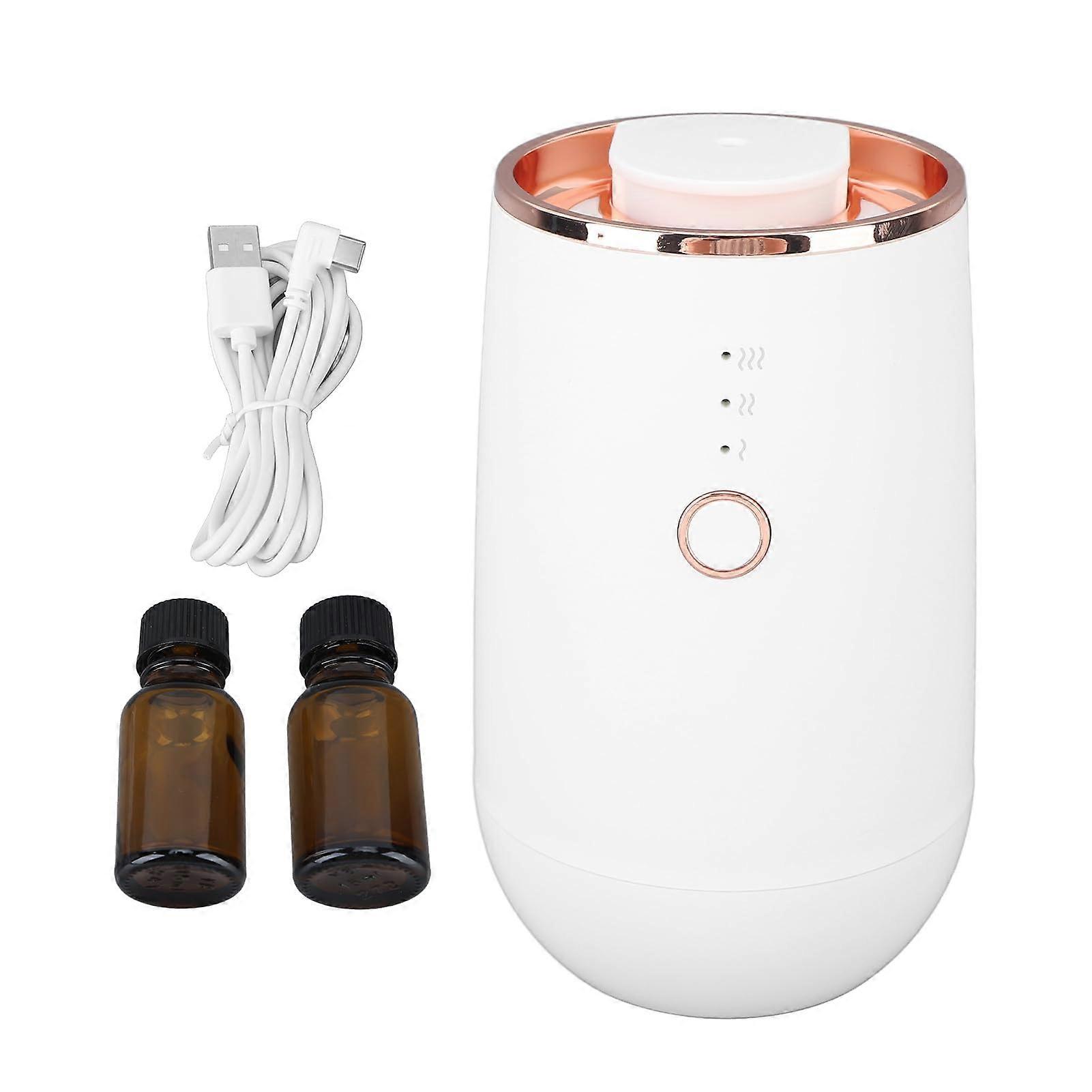 Car Essential Oil Diffuser USB Powered with Adjustable Mist and Ambient Lights for Car Home