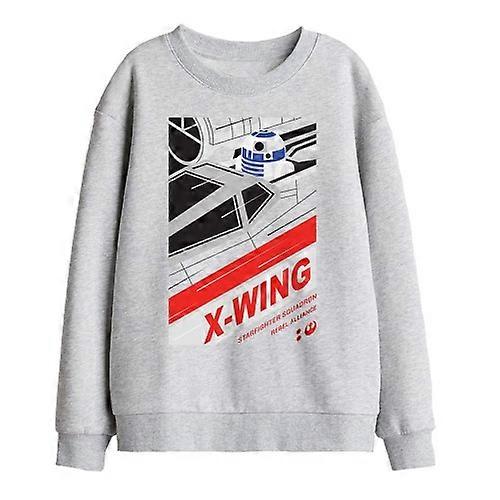 Star Wars Childrens/Kids X-Wing Fighter Droid Sweatshirt