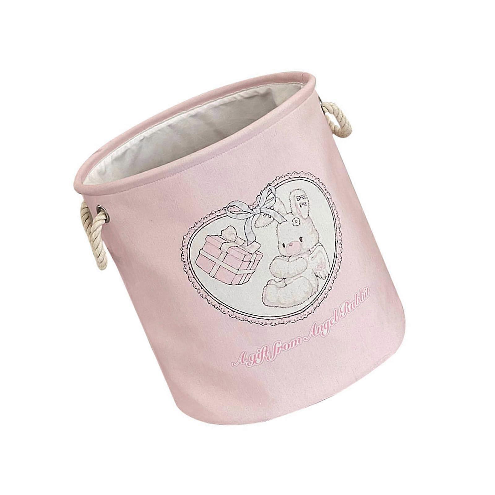 Large Capacity Cotton Linen Laundry Basket Hamper Foldable Space Saving for Clothes and Household Use