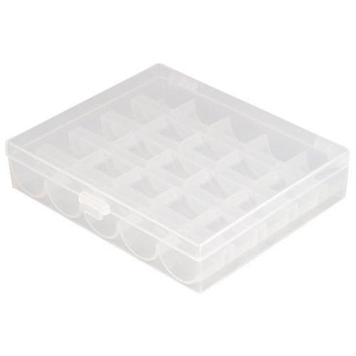 Bobbin Storage Box with Secure Dividers and Translucent Lid, Sewing Thread Organizer Holds 25