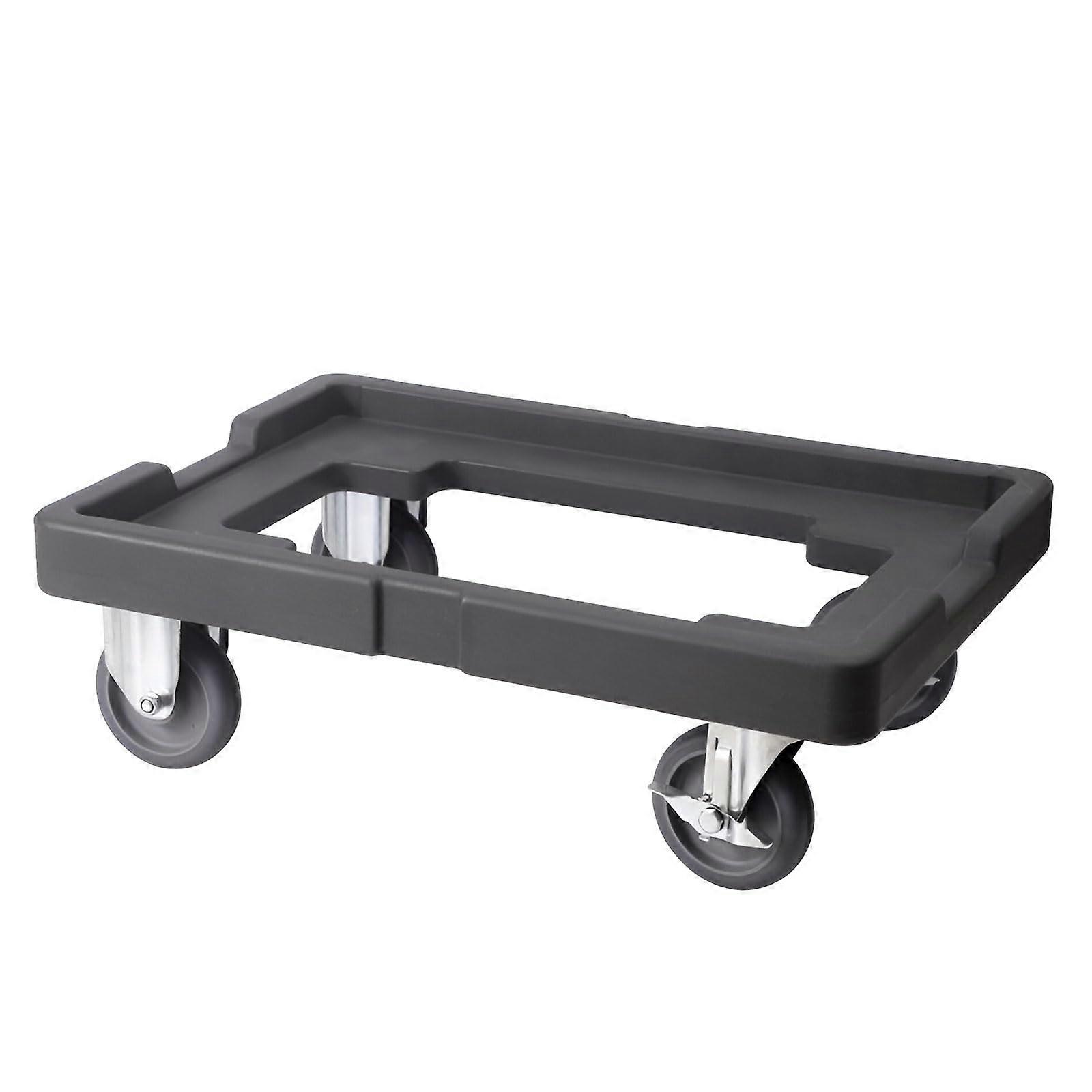 Pizza Dough Box Dolly with SmoothRolling Wheels Fits 26.7 x 18.9 Stackable Trays for Catering