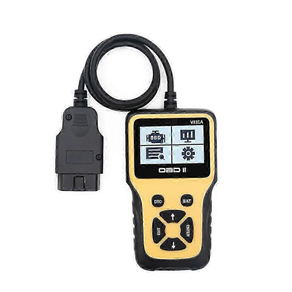 V311a Universal Obdii Car Diagnostic Scanner Dc 12v Lcd Display Auto Car Engine Fault Code Reader Diagnostic Scan Tool