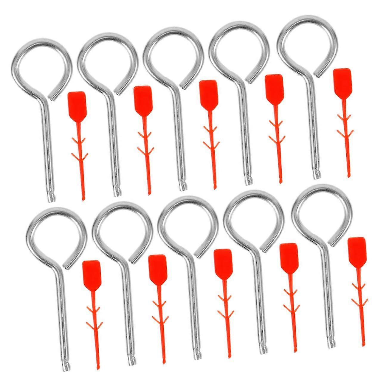 Fire Extinguisher Tamper Seals and Pins Kit 20 Pack, Universal Fit, Quick Tool Replacement