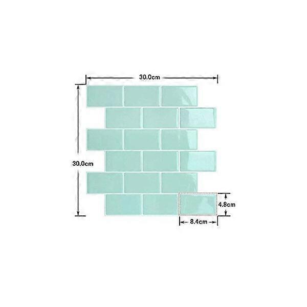 Self-adhesive Backing Tile Waterproof and Stain-resistant Kitchen Bathroom Tile Sticker