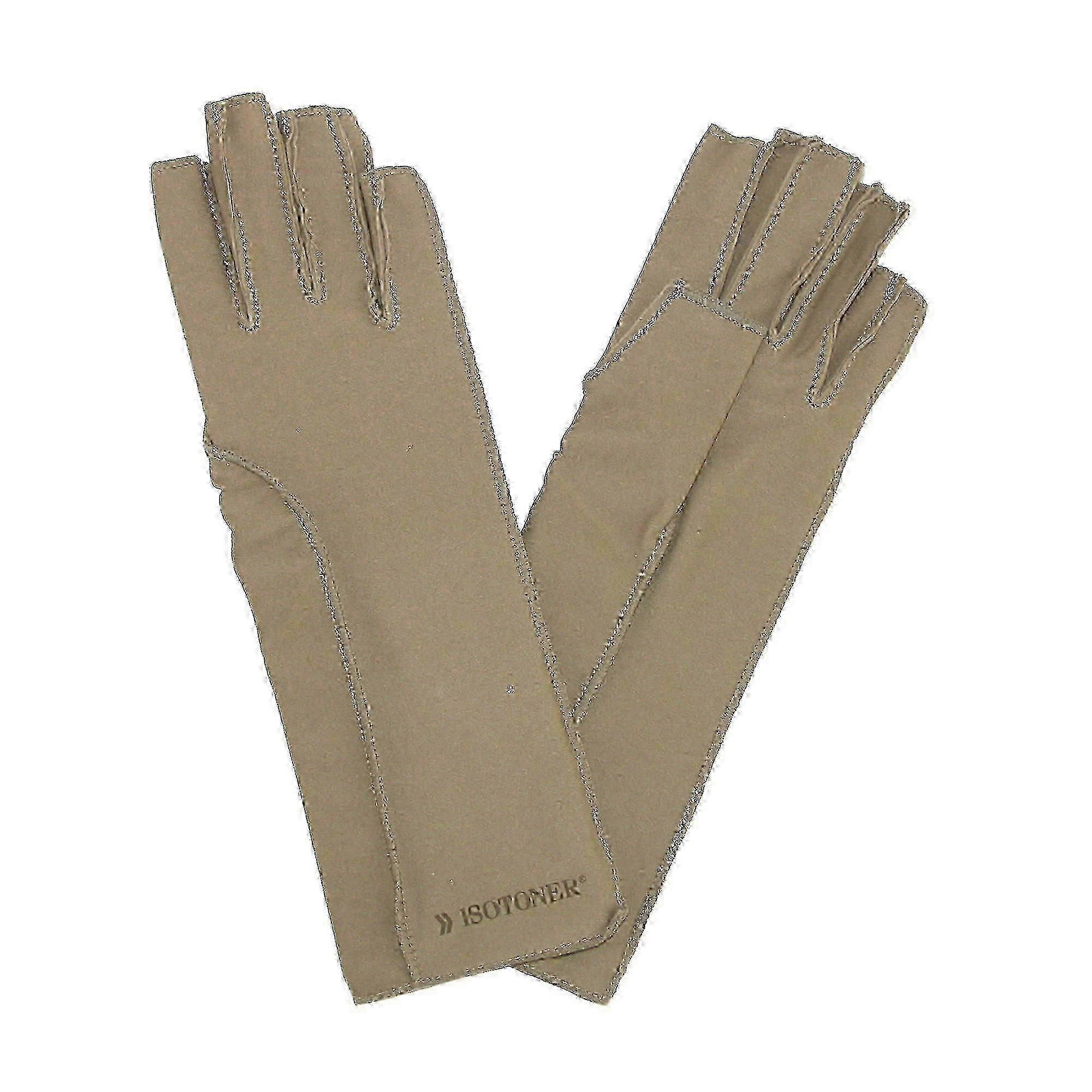Isotoner Therapeutic Compression Fingerless Gloves-9192339849342