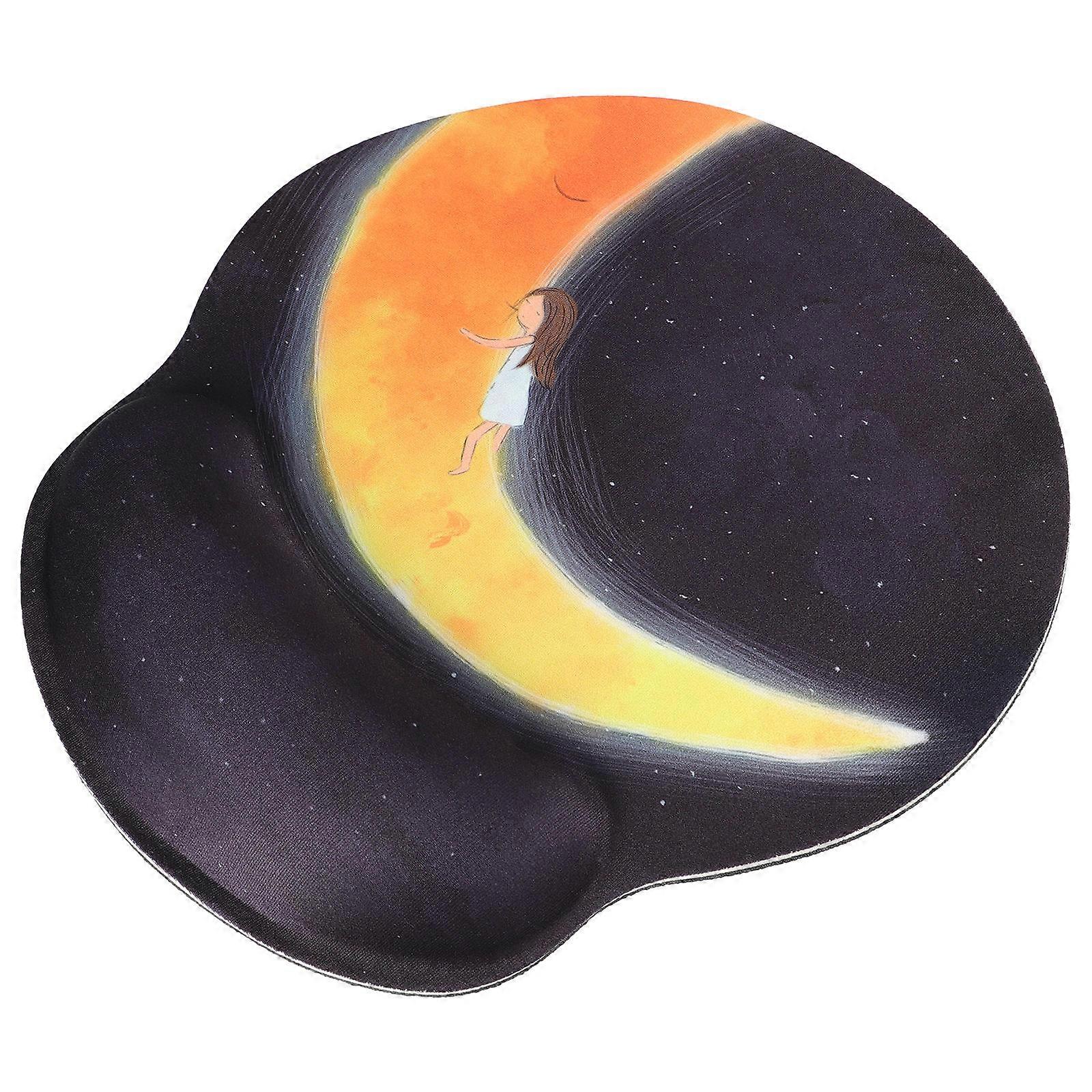 Ergonomic Wrist Support Mouse Pad 2Pcs 9.82X9.04X0.10IN Suitable For Computer Comfort