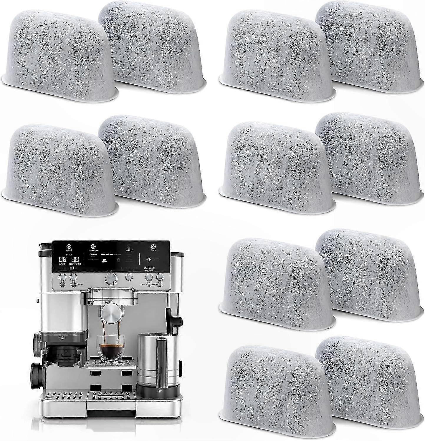 Replacement Water Filter Cartridges for Coffee Machines, 12-Pack