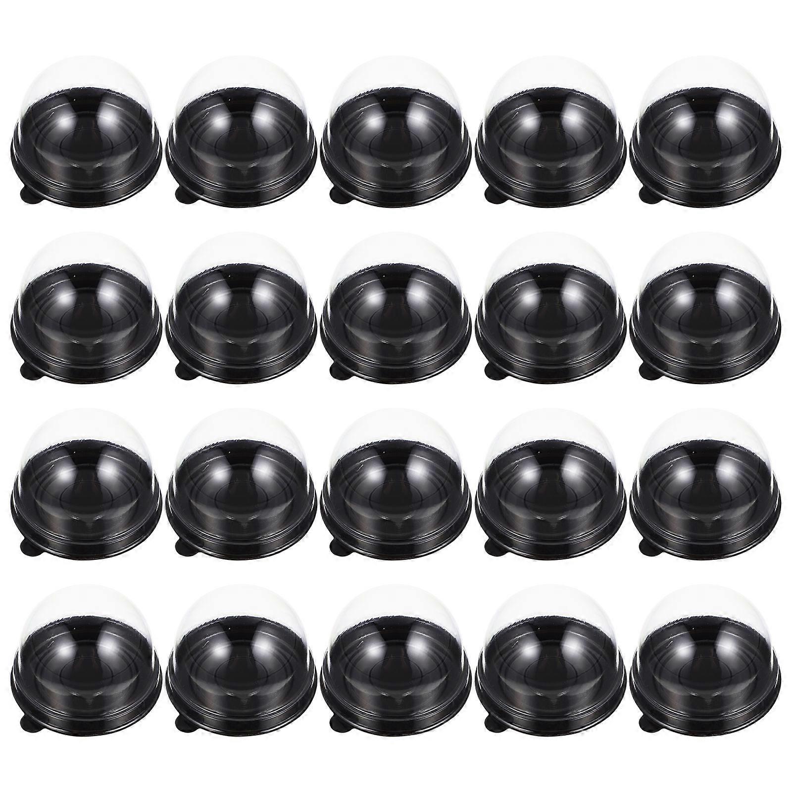 Cupcake Boxes Premium Pe Material Dome Packaging Boxes for Storage Use 50Pcs