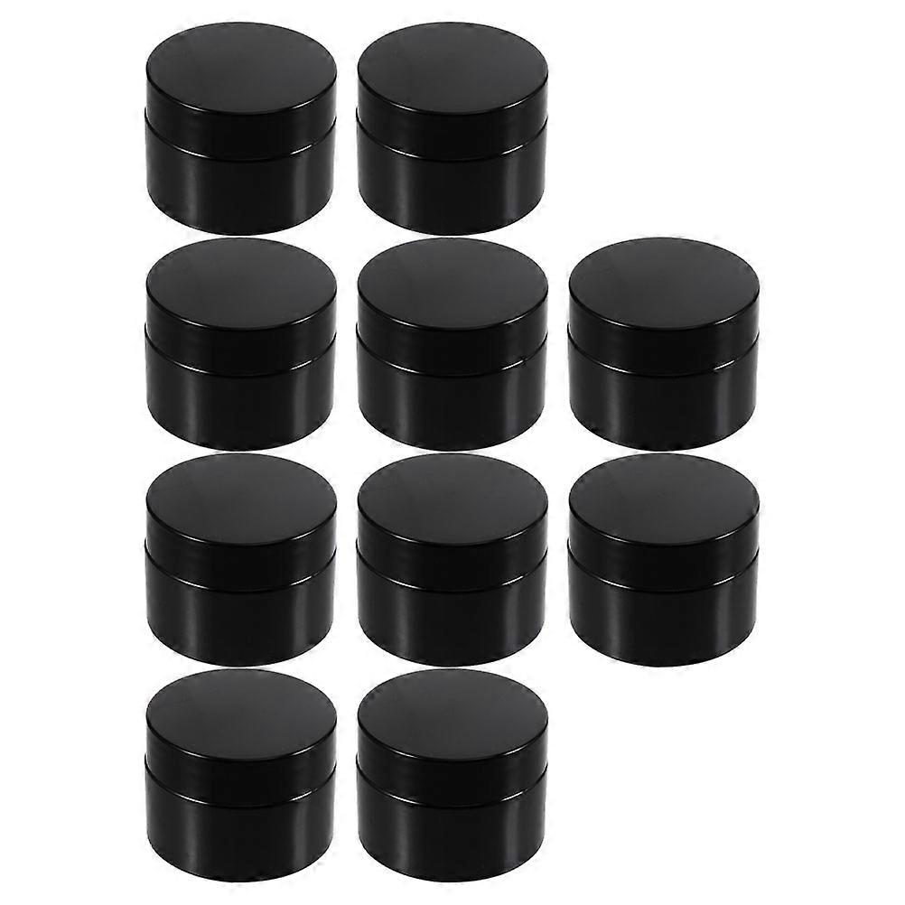 Glass Face Cream Sub Container for Packaging 10Pcs Portable Cosmetics Bottles