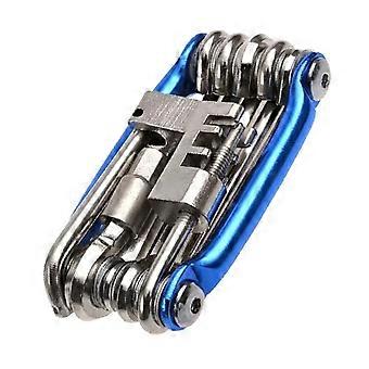 11 in 1 Bicycle Bike Multi Repair Tool Kit Mountain Bike Wrench Screwdriver Chain Hex Bicycle Repair Bicycle Accessories D