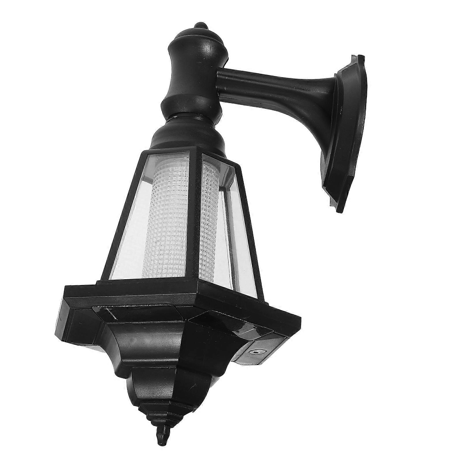 Solar Powered Wall Light Hexagon Lamp for Outdoor Lighting Use