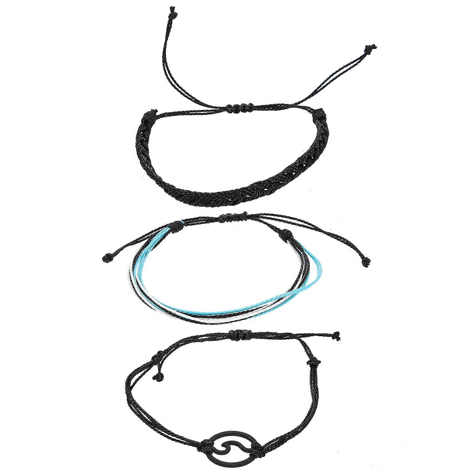 Bohemian Hand Strings Cotton Thread Bracelets for Decor Use 1Set Handmade