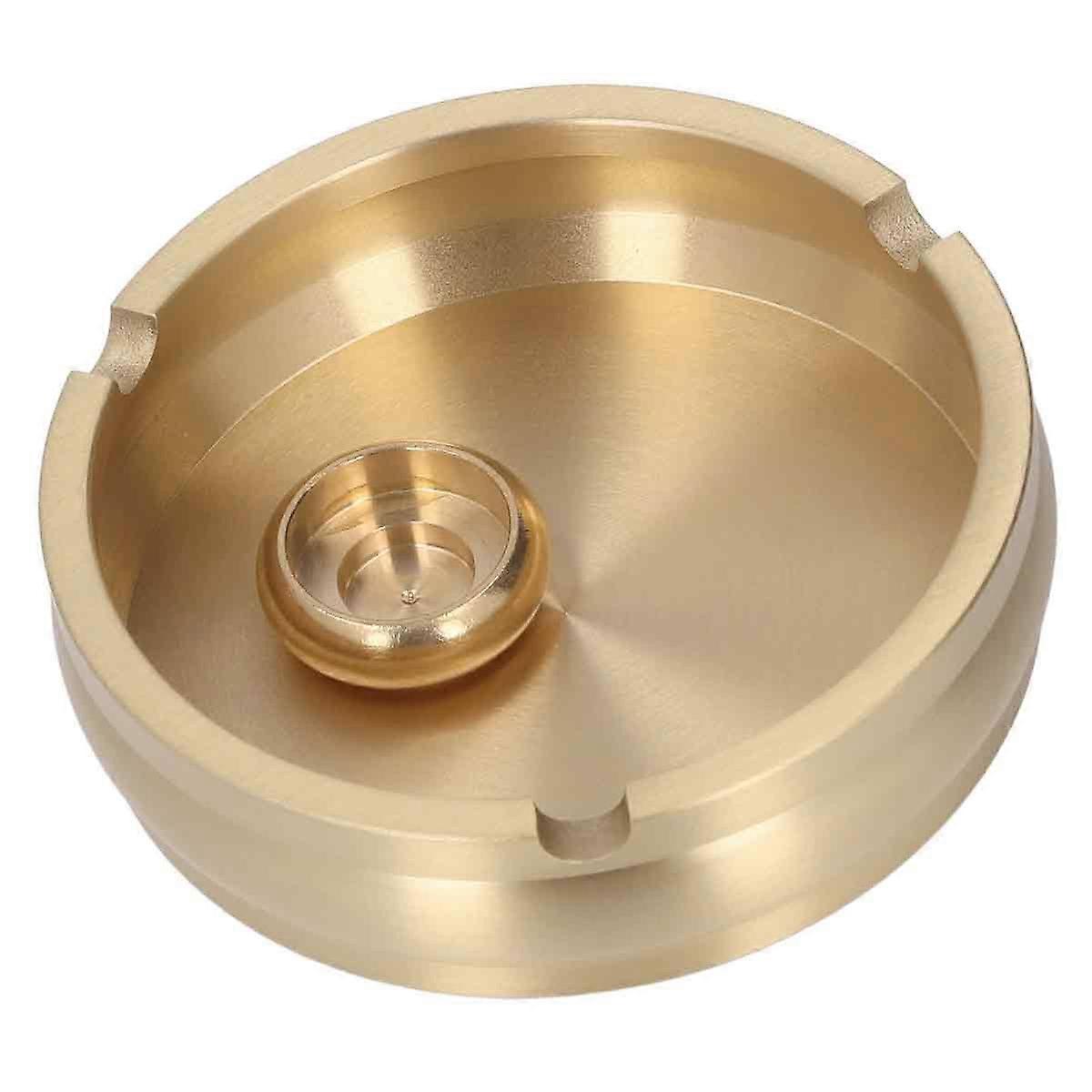 Rust-Proof Brass Ashtray Portable Decorative Modern