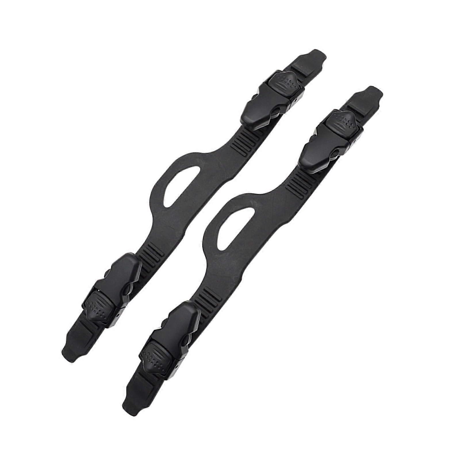 Scuba Diving Fin Straps with Quick Release Buckles, Adjustable Durable Rubber, Universal Fit