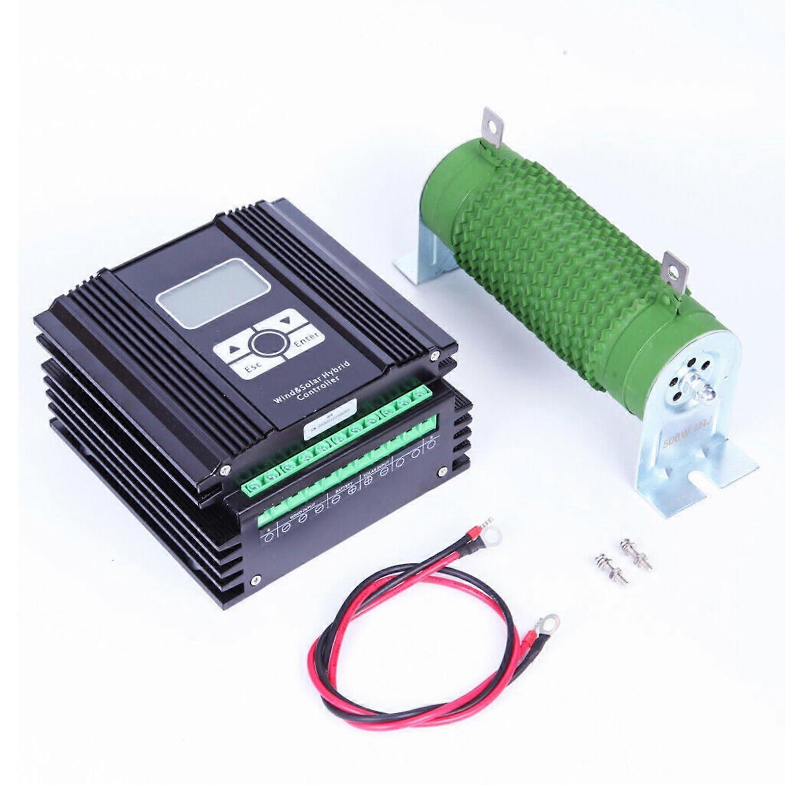 Wind Solar Hybrid MPPT Charge Controller 12V 24V with Dump Load for OffGrid Power Systems