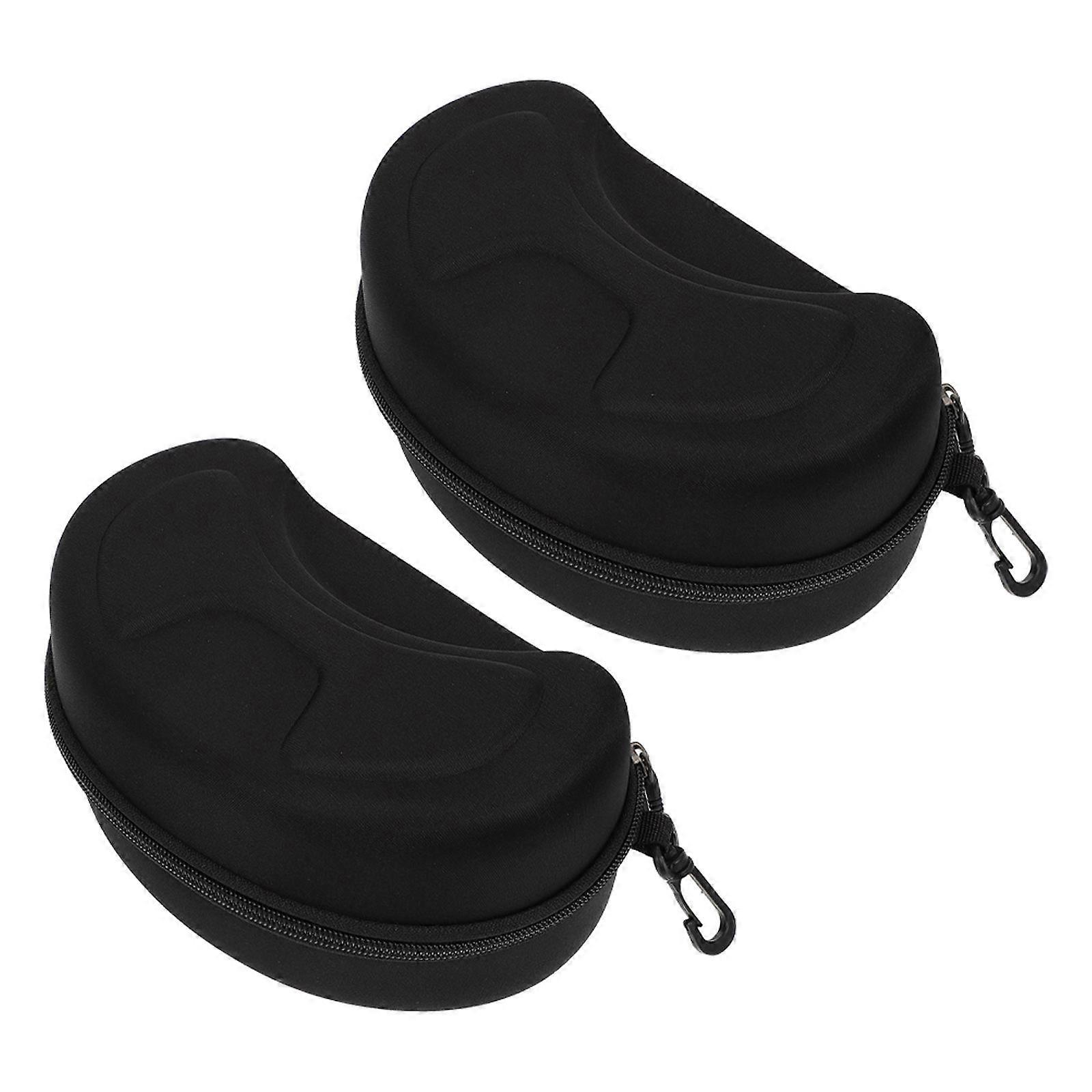 2PCS Large Size Goggles Boxes EVA Sunglasses Storage Boxes Glasses Boxes