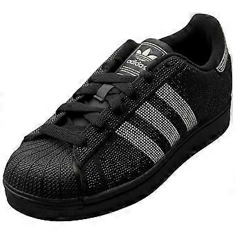 adidas Superstar II naisten muotikengät musta/hopea