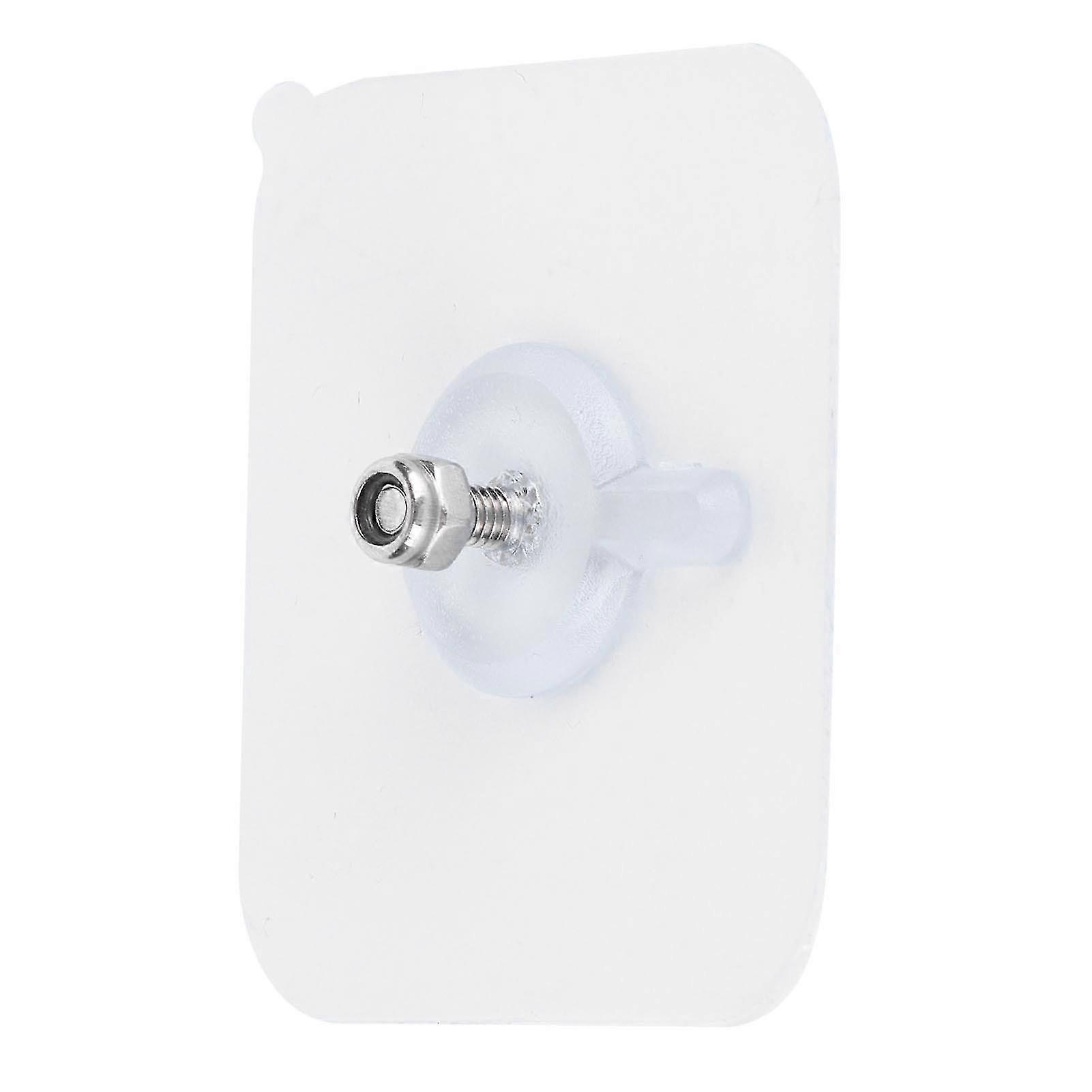 Seamless Plastic Adhesive Hook 5kg Load, 6x6cm for Wall Clock