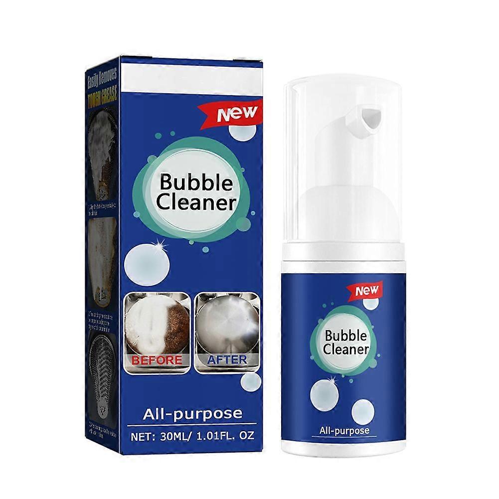 Foaming Heavy Oil Stain Remover, Rinse-Free Foam Cleaner For KitchenGrease S0F1