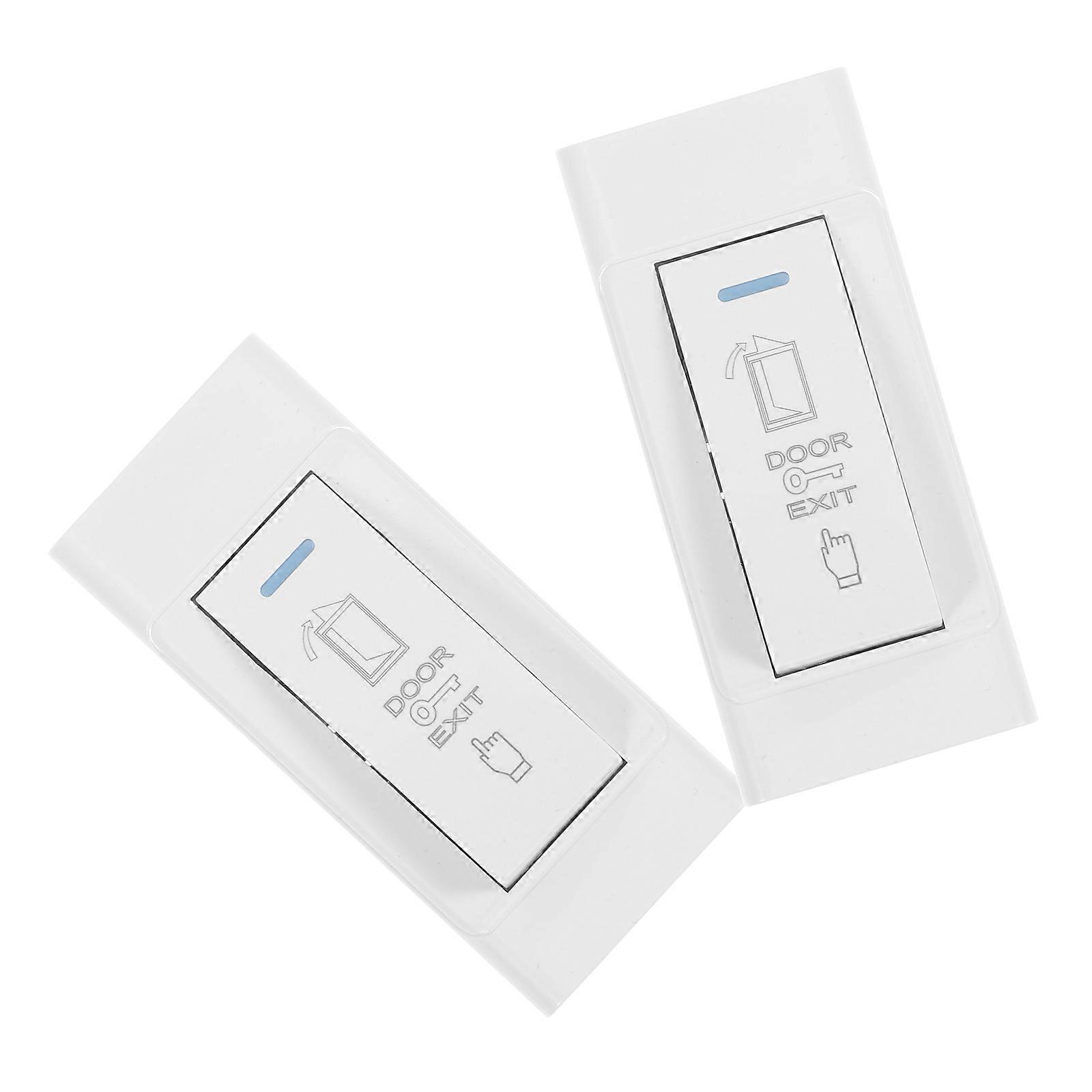 Wall Mounted Door Push Button for Access Control 2Pcs Exit Button Switch