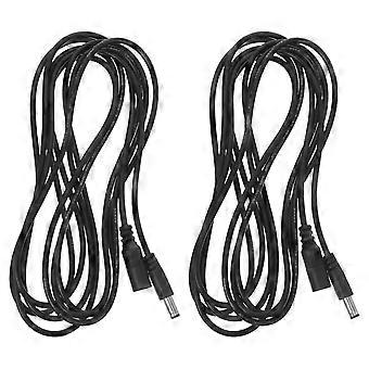 Câble d’extension d’alimentation CC 2 pièces : connecteur mâle à femelle de 3 mètres - pour caméra de sécurité CCTV LED bande lumineuse système de surveillance
