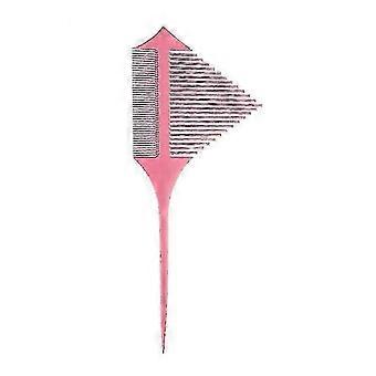 Double-Sided Styling Comb Set, Carbon Fiber Anti-Static Hair Comb for Dyeing and Styling, DIY Salon Tool for Men and Women (Pink)
