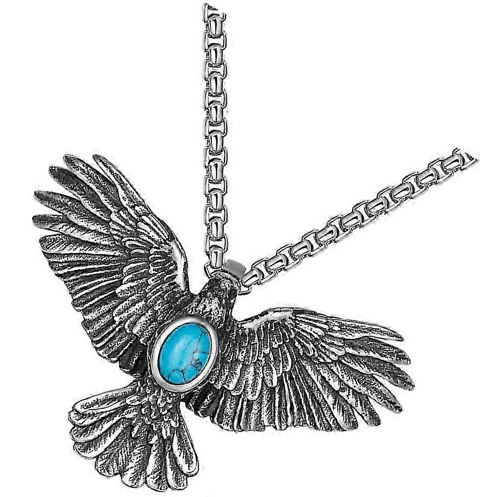 Necklace For Boys Eagle Shape Rust-Proof Dating Accessory 1Pack