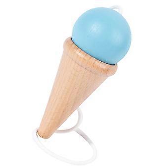 Kendama de madeira, brinquedo para desenvolver a coordenação motora das crianças.