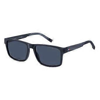 Okulary przeciwsłoneczne Tommy Hilfiger TH 2142/S ZX9/KU, prostokątne, męskie, UV3, oryginalne