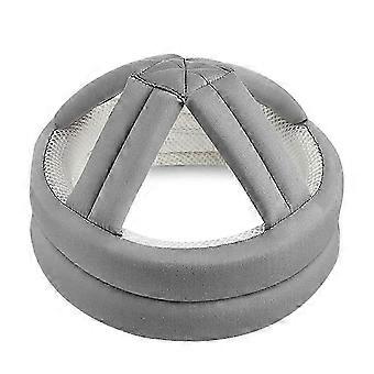 Elderly Protective Helmet, Safety Helmet Adjustable Breathable Seniors Fall Prevention Heads Protection Cap Gray-tfd