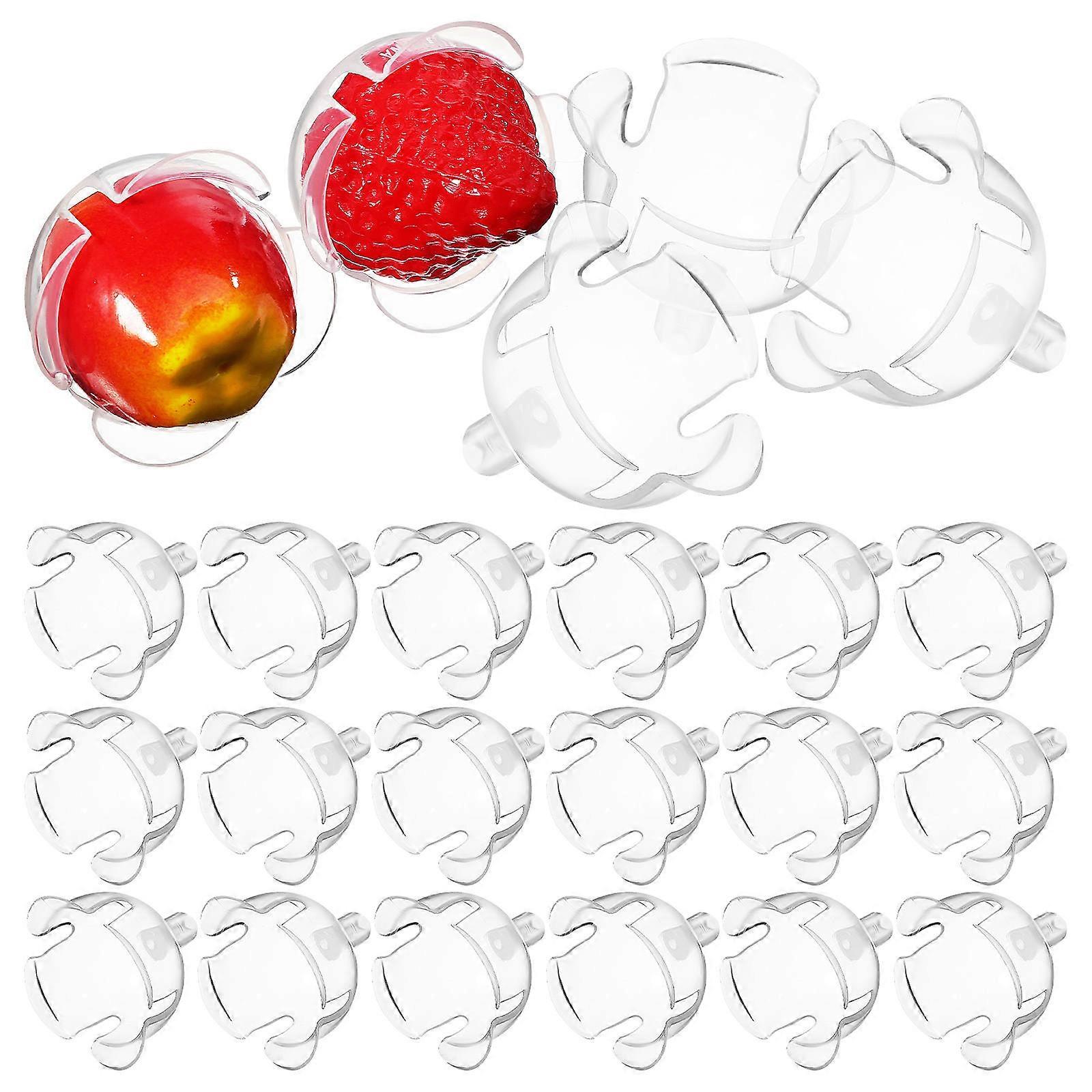 100pcs Chocolate Ball Holder Case Flower Candy Ball Bouquet DIY Fixed Base