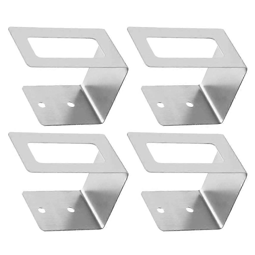 Multi-Functional Pot Cover Holder Kitchen Storage Rack for 4Pcs Use