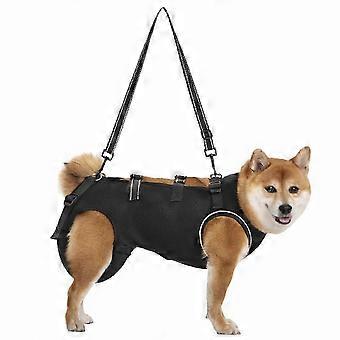 Supportive Dog Harness for Gentle Rehabilitation and Mobility Assistance for Senior Dogs Black S