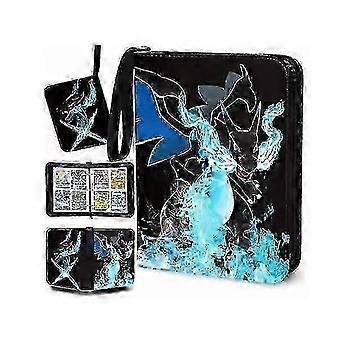 Scrapbook for Cards, 50 Pages 400 Pockets Trading Card Album, Portable Waterproof Card Holder, Gift for Children and Teenagers 25-26 XY3_cdb1