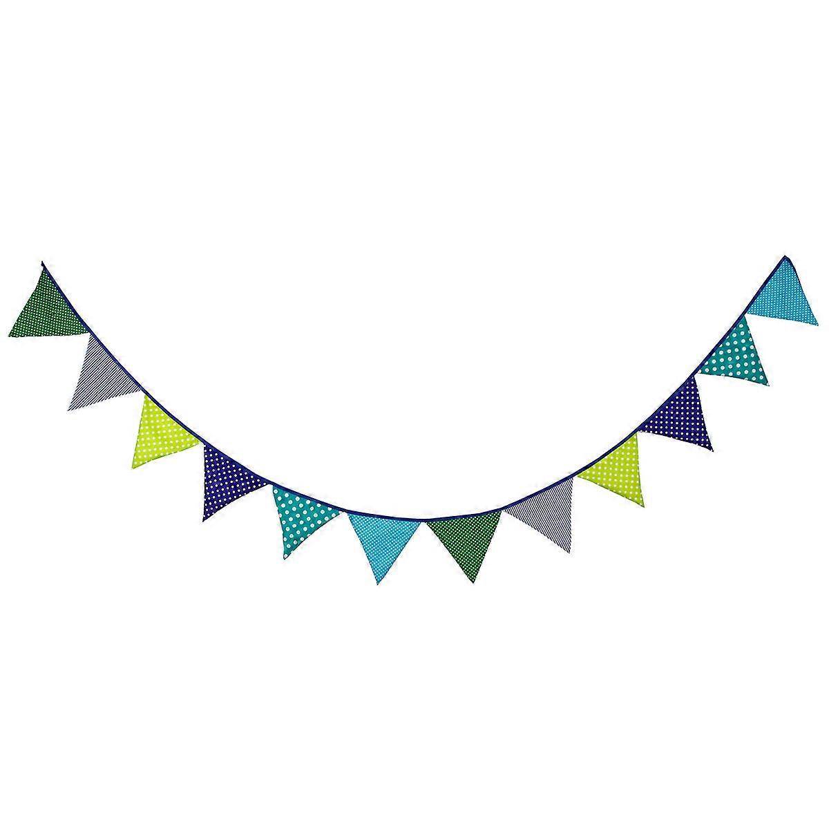 Pull Flag Triangle Bunting Banner for Decoration 3Pcs