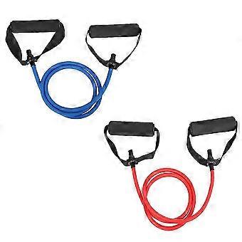 Stretch Band Exercises Resistance Bands for Fitness 4Pcs with Handle