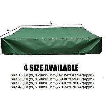 Copertura per sabbiera con coulisse 150x150cm impermeabile e resistente ai raggi UV