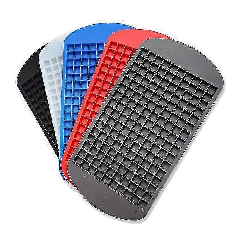 2 Pack Silicone Mini Ice Tray 160 Grids Ice Maker 1cm Small Cubes Ice Tray Mold