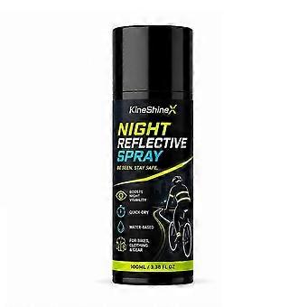 Walking Weatherproof Safety Running Clear Reflective Spray Paint for Outdoor Nighttime Cycling 100ml Night Reflective Spray