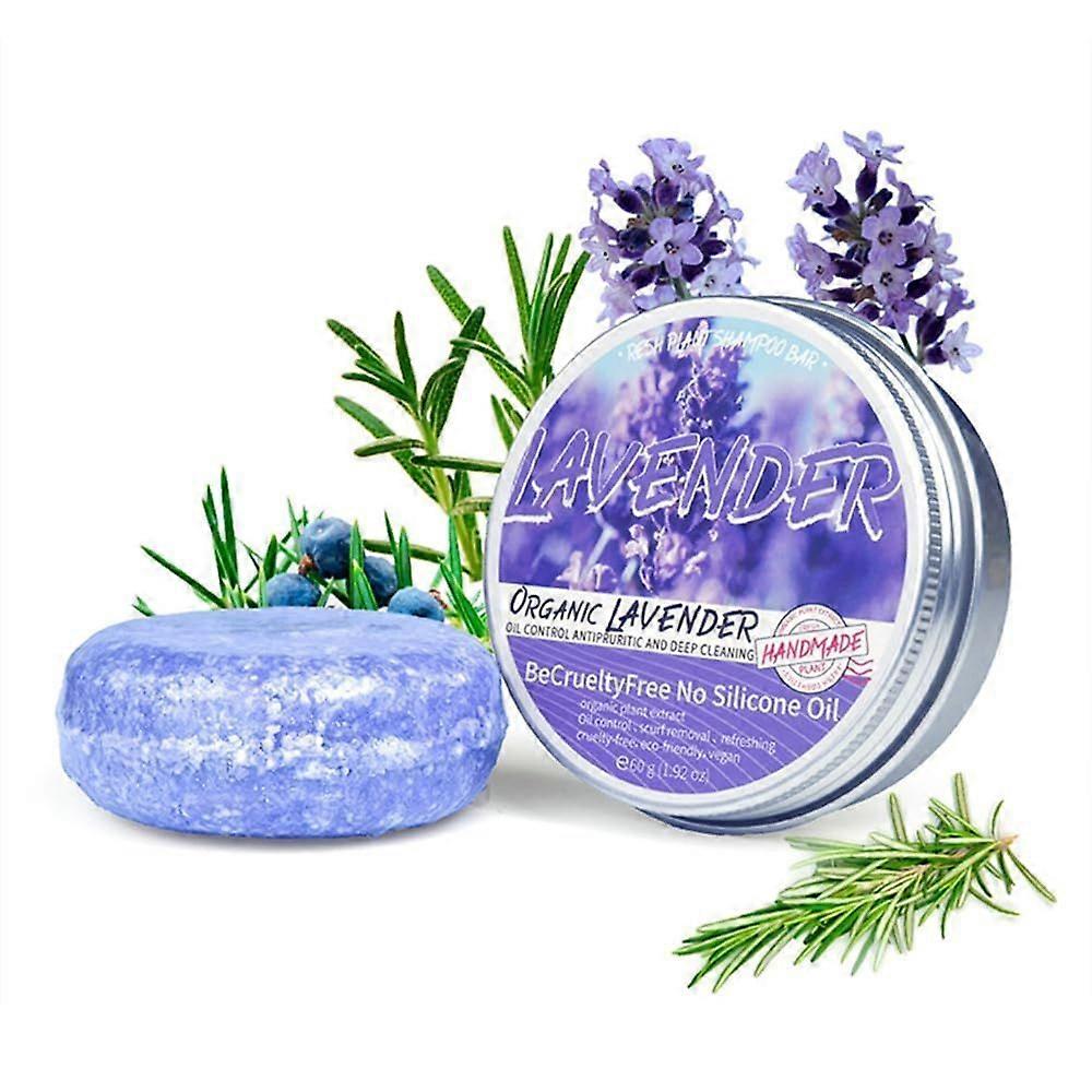 Lavender shampoo bar, handmade solid shampoo bar with lavender scent, deeply