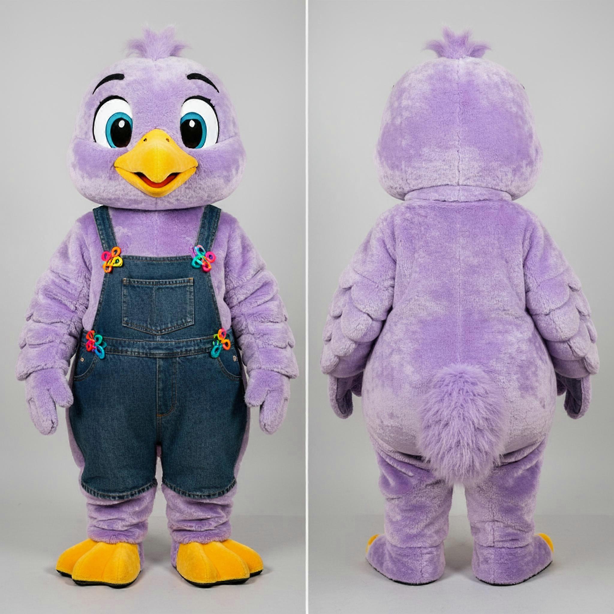 MASTICOT Lavender Plush Gull Mascot