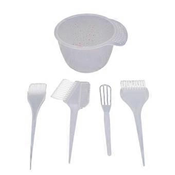 Kit profesional para teñir el cabello: Bol, brocha para teñir, herramientas para decolorar el cabello.